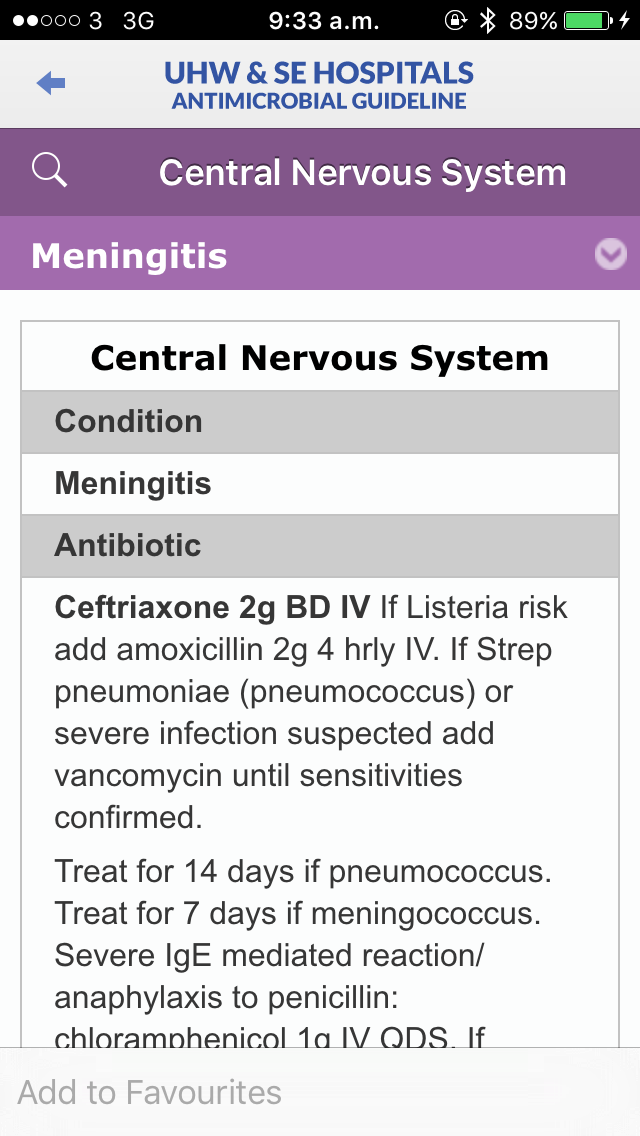 UHW Antimicrobial Guidelines