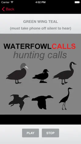Game screenshot Waterfowl Hunting Calls - The Ultimate Waterfowl Hunting Calls App For Ducks, Geese & Sandhill Cranes - BLUETOOTH COMPATIBLE mod apk