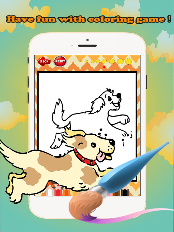 Brain dots Coloring Book - coloring pages dot games free for kids and toddlers iPad screenshot
