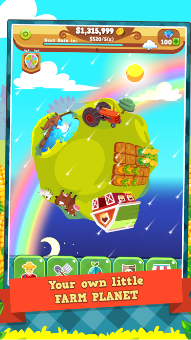 Tiny Farm Planet - Idle Clicker Game Screenshot 2 - AppWisp.com Tiny Farm Planet - Idle Clicker Game Screenshot 2 - AppWisp.com