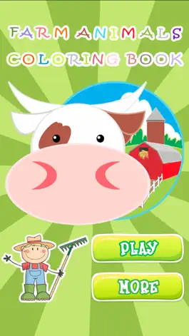 Game screenshot Farm Animals Peekaboo Coloring Book - Free Kids Printable Pages mod apk