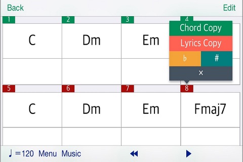Chord-Scroll screenshot 2