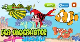 Game screenshot Sea Underwater Animals Jigsaw Puzzles for Kids Girls And Boys Toddler Learning Games mod apk