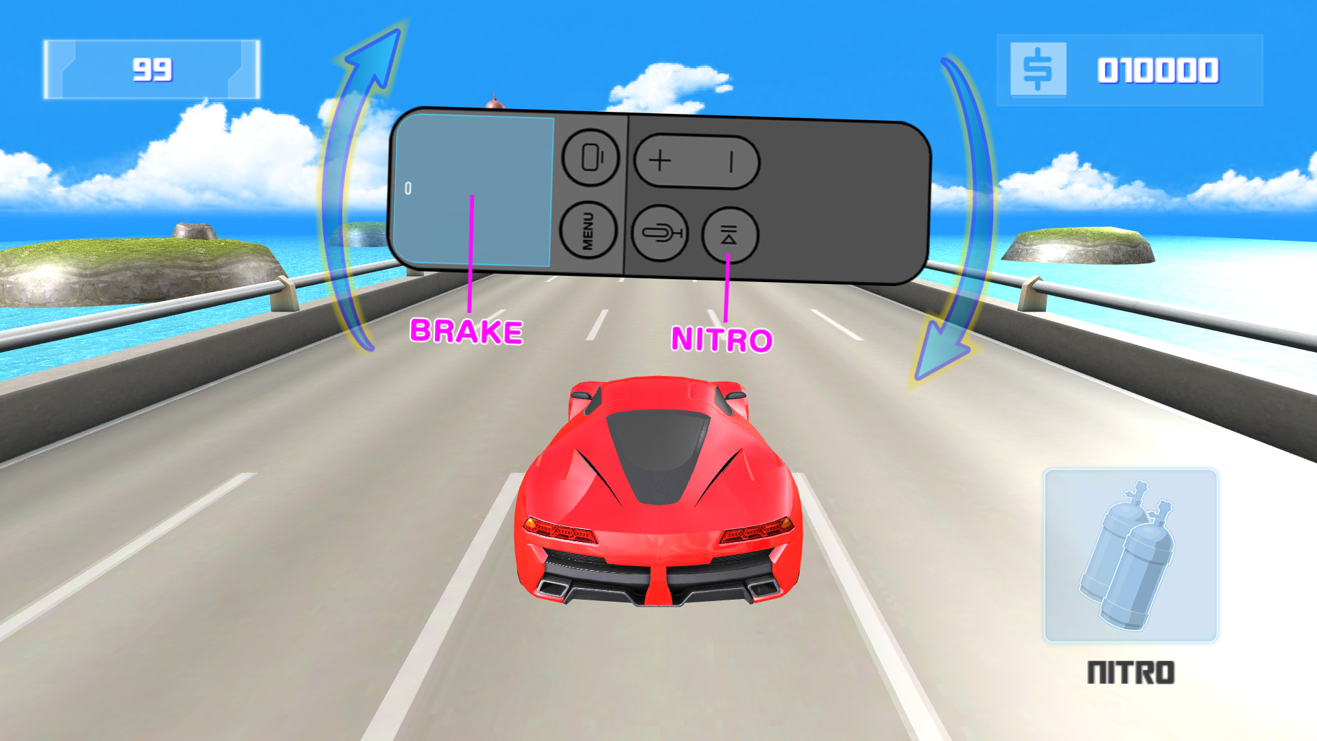 SUPER RACER CARS 3D for TV screenshot 4