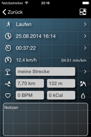 MoveUpBase - A sport GPS day book screenshot 4