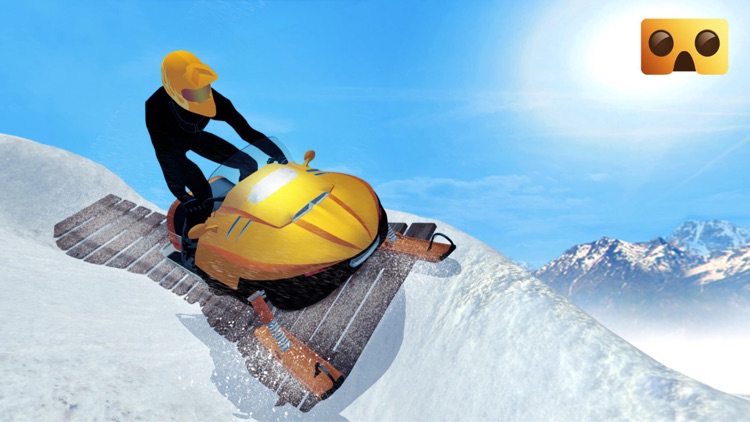 Snowmobile Simulator : VR Game for Google Cardboard