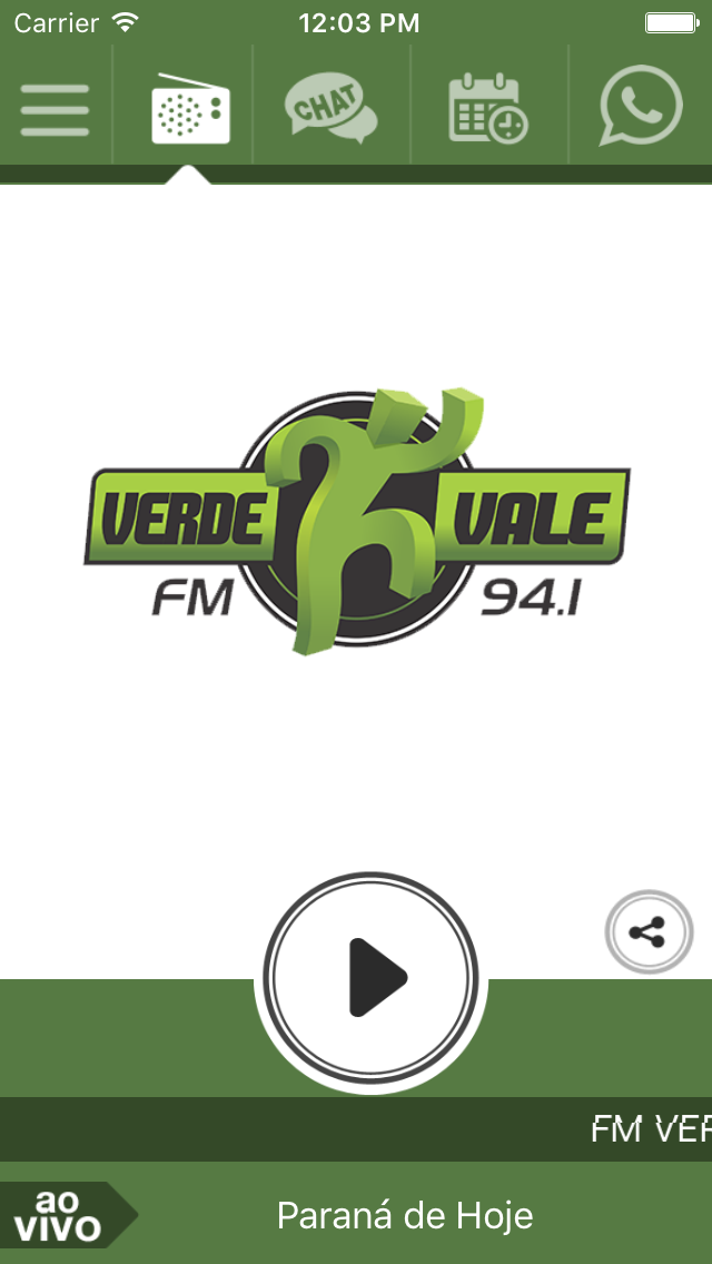 Screenshot #1 pour FM Verde Vale - 94,1