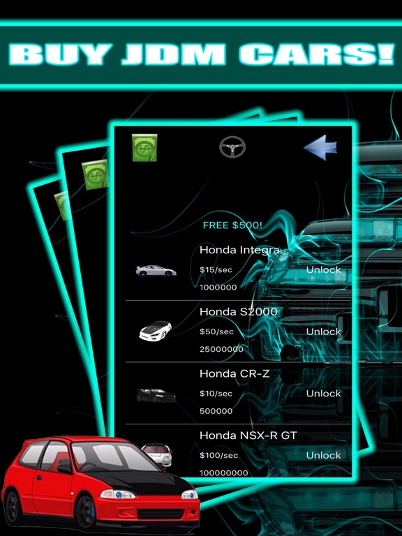 Screenshot #5 pour JDM Billionaire - Exotic Honda Car Clicker