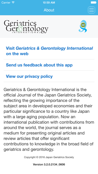 Screenshot #2 pour Geriatrics & Gerontology International