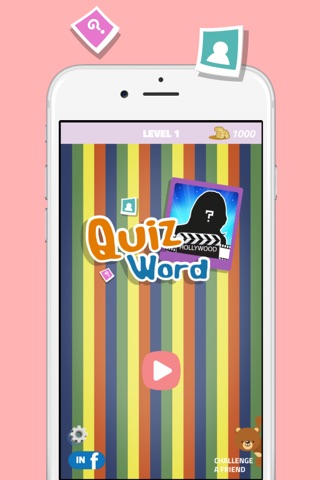Quiz Word Hollywood Actress Version - All About Guess Fan Trivia Game Free screenshot 4