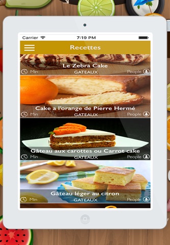 Recettes Gâteaux faciles screenshot 2