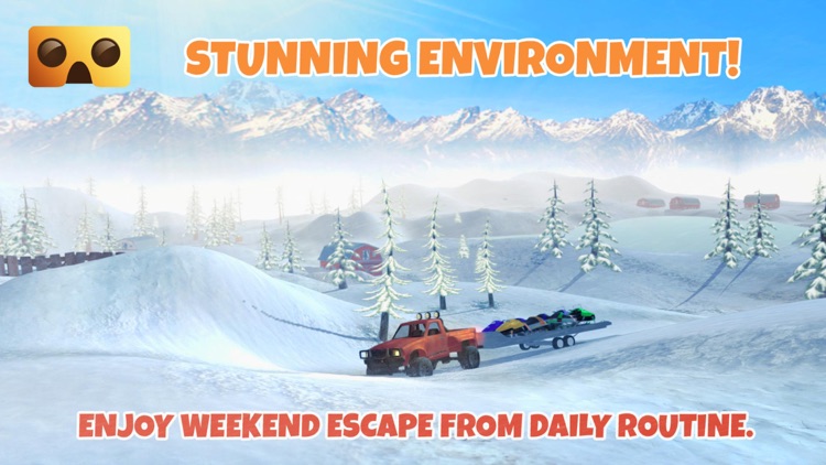 Snowmobile Simulator : VR Game for Google Cardboard