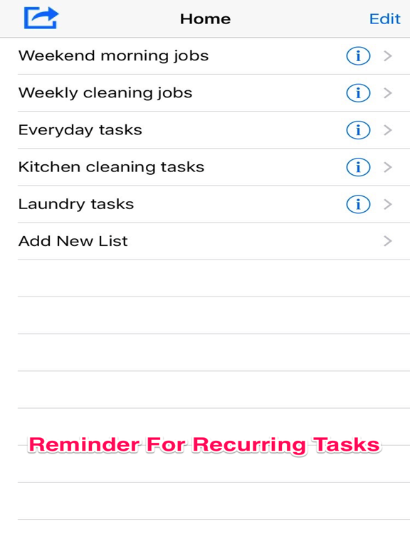 Screenshot #4 pour Easy Recurring Tasks Reminder