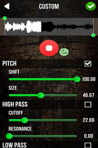 Scary Voice Changer with Effects – Audio Recorder and Horror Sound Modifier as Ringtone Maker screenshot 3