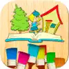 Coloring book for kids - drawings color games delete, cancel