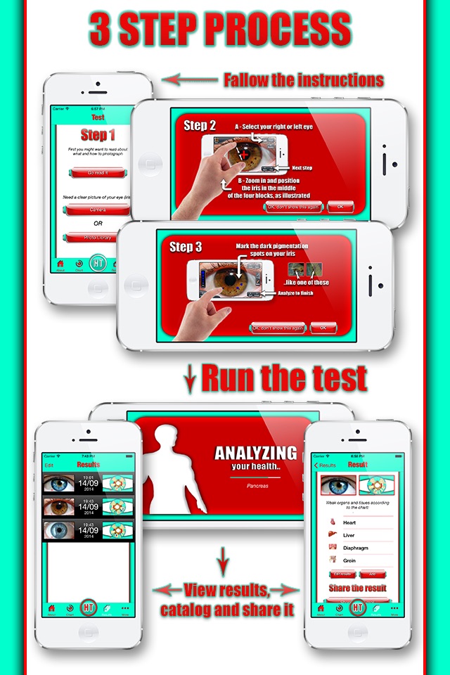 Health Test - The iridology app screenshot 2