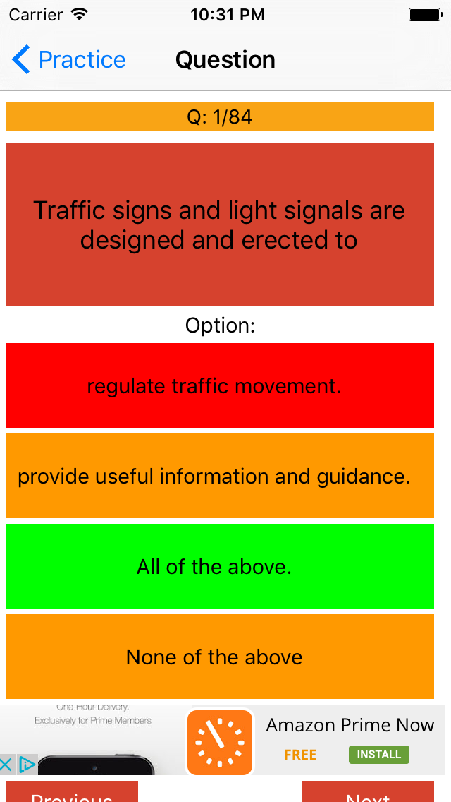 BTT Basic Theory Test for Singapore Driving - Prepare Driving Theory Test