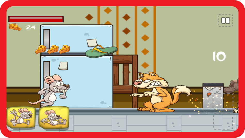 #3. Jerry Mouse & Cat Adventure Game (iOS) 由: Anchalee Pradissook