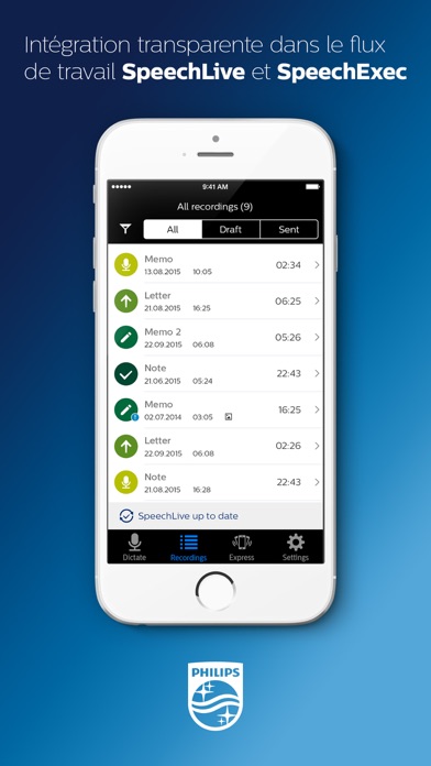 Screenshot #2 pour Philips recorder for Dynamics