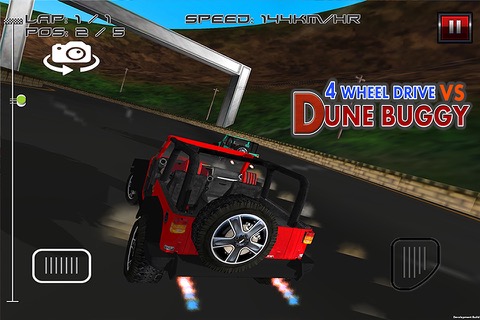 4 Wheel Drive Vs Dune Buggy - Free 3D Racing Gameのおすすめ画像5