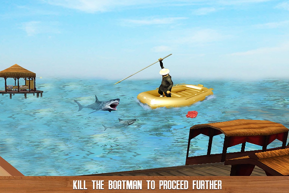 Furious Shark Revolution : Play this Shark Life Simulator to feed and hunt screenshot 3