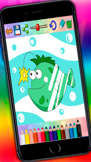 Play paint and connect dots– educative coloring book with drawings for kids and children screenshot 5