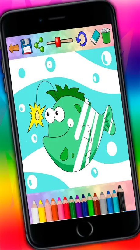 Play paint and connect dots– educative coloring book with drawin