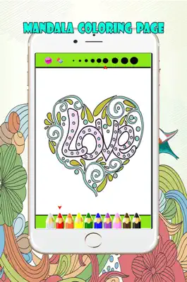 Game screenshot Mandalas and Florist Coloring Book For Adult : Best Colors Therapy Stress Relieving  Free hack