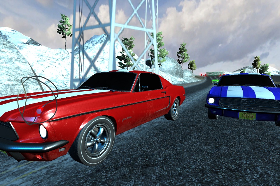 Classic Snow Speed Car Simulator 3D screenshot 2