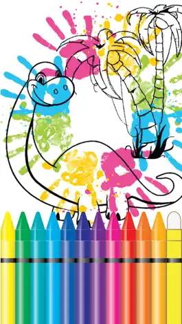 Game screenshot Jurassic Coloring Book World Second Edition apk