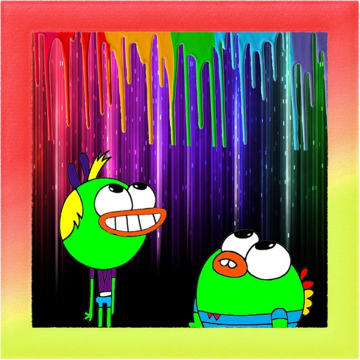 Color Book Page Cast Breadwinners Edition Icon