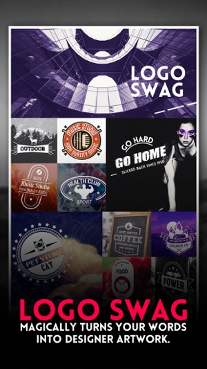 ‎Logo Swag Pro - Instant generator for logos, flyer, poster & invitation design Screenshot