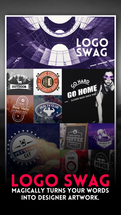 Logo Swag Pro - Instant generator for logos, flyer, poster & invitation designのおすすめ画像1