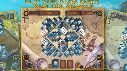 Screenshot #2 pour Pirate's Solitaire 2. Sea Wolves Free