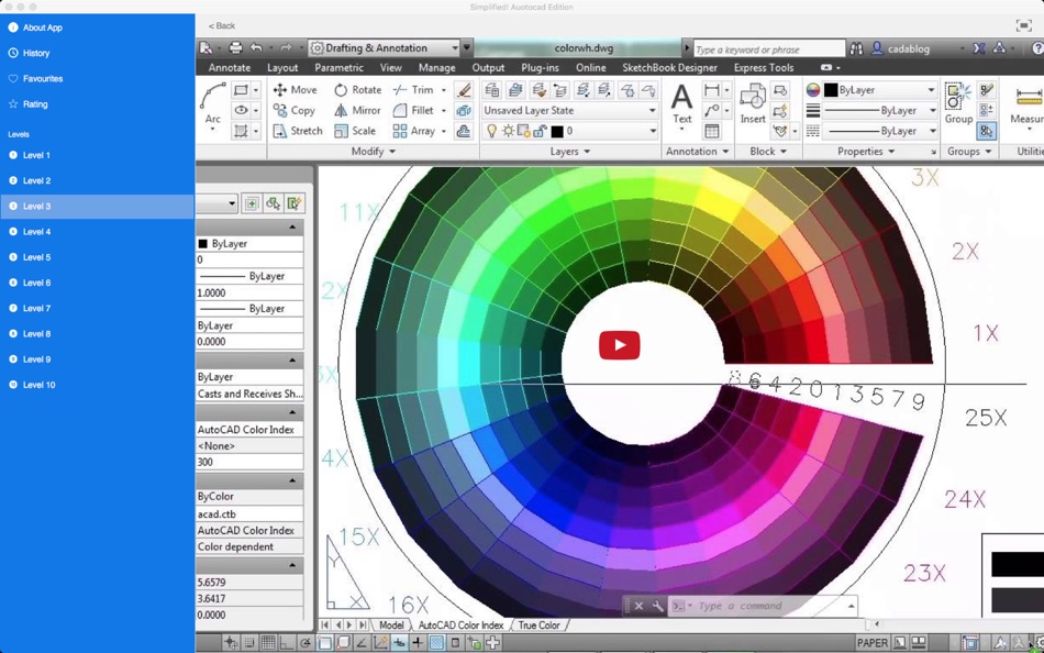 #3. Simplified! For Autocad (macOS) By: ANTHONY PETER WALSH