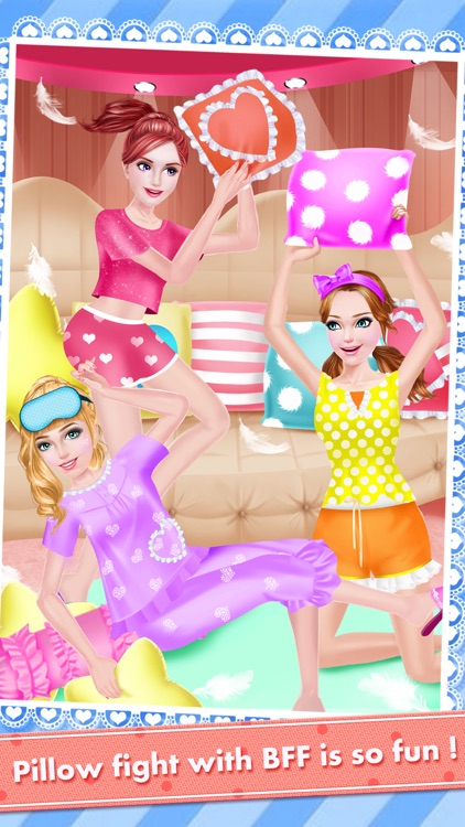 High School PJ Party - Girls Sleepover Salon with Summer SPA, Makeup & Makeover Games