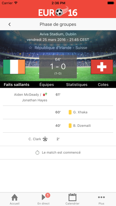 Screenshot #3 pour Championnat d'Europe de football - Euro 16 France edition