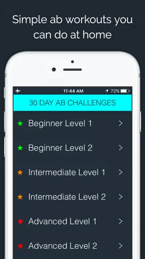 30 Day - Ab Challenge screenshot 1