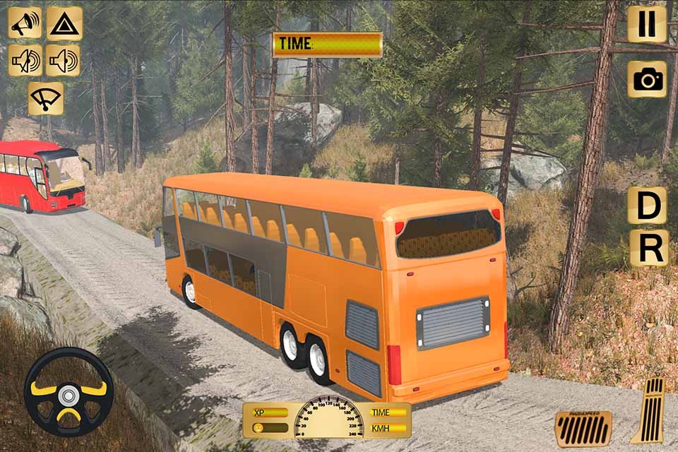 Tourist Bus Off Road Drive Sim screenshot 2