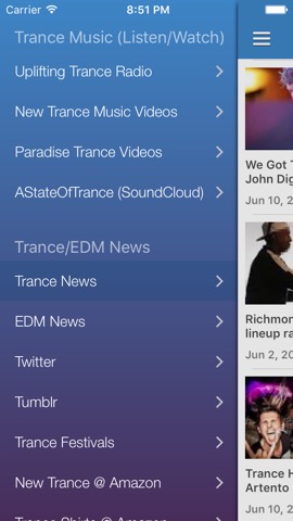 Trance Music Free - Discover New Dance Music via Radio, DJ Updates & Videosのおすすめ画像1