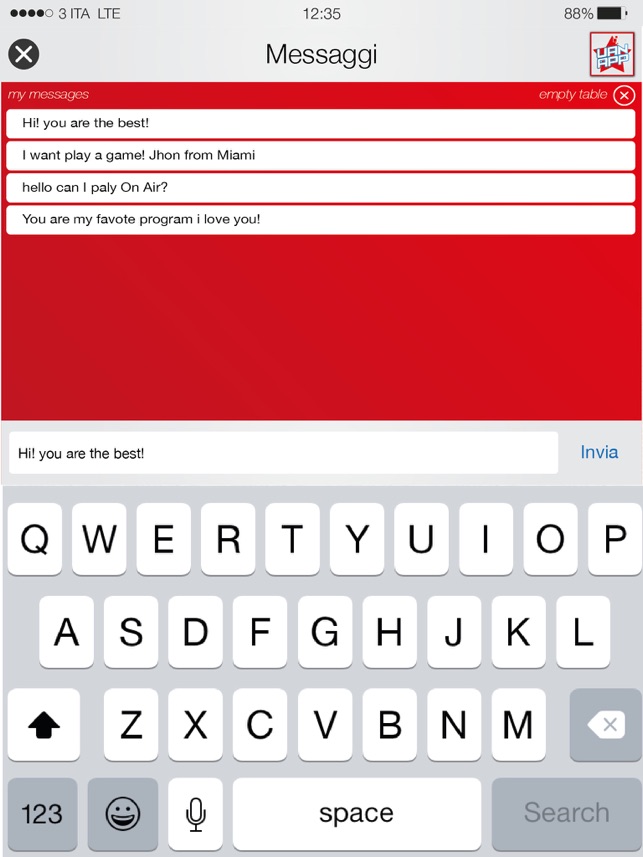 UanApp Screenshot