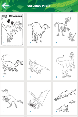 Painting Lulu Dinosaurs App screenshot 2