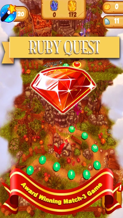 Ruby Quest Mania - Match 3のおすすめ画像1