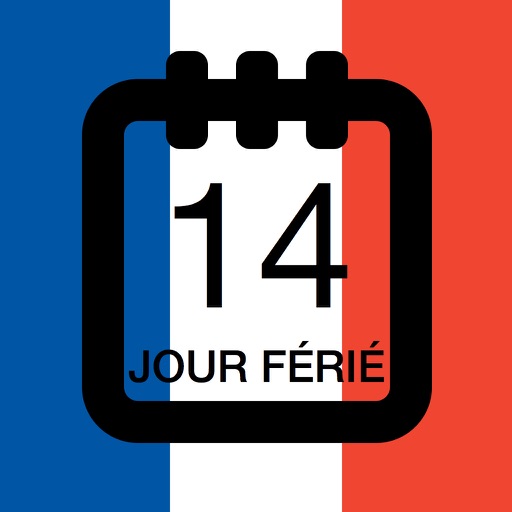 Jours Fériés Français - Holiday Calendrier 2016 en France pour des vacances de planification icon