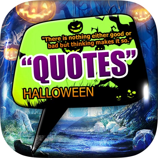 Daily Quotes Inspirational Maker “ Halloween Holiday ” Fashion Wallpaper Themes Pro icon