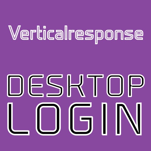 DESKTOP LOGIN for Verticalresponse (CONTACTS ONLY)