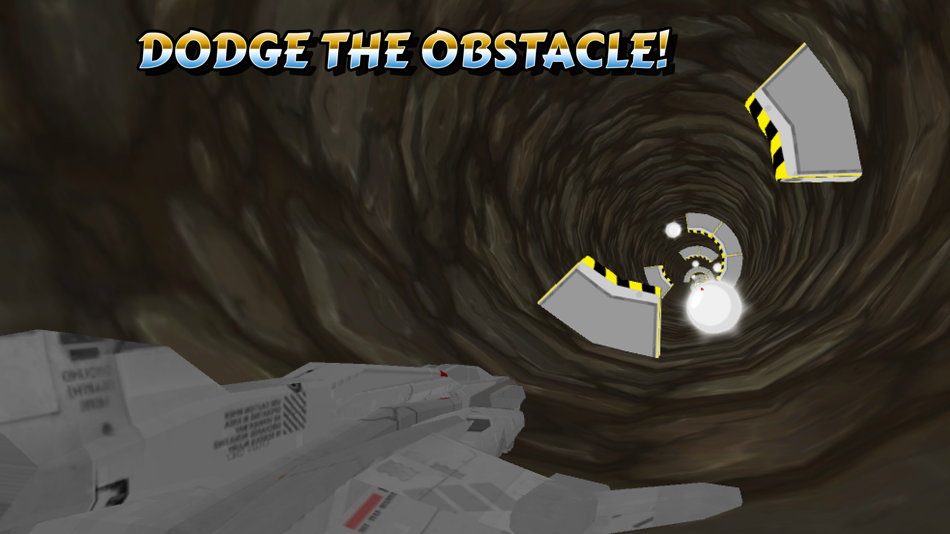#2. 3D Space-Craft Tunnel Force - A Rocket Universe Hovercraft Tunnel Twist (iOS) 由: Siroj Chongkolwanont