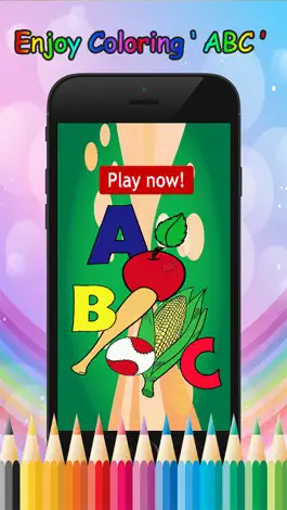 Game screenshot ABC Letter Coloring Book: preschool learning game mod apk