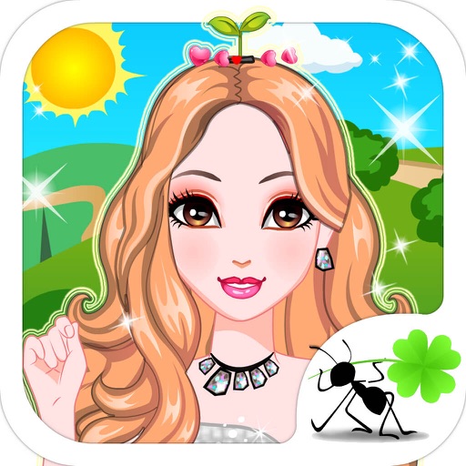 Head Grass Girl - Fashion Makeup, Dress up and Makeover Games for Girls and Kids Icon