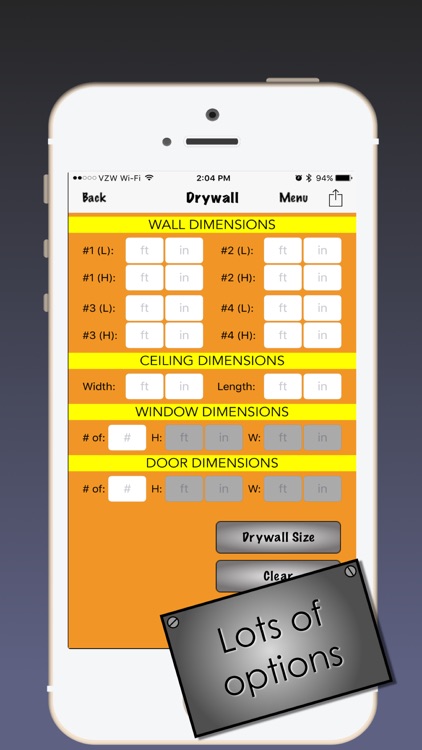 Builder Calc - Builder supply estimator